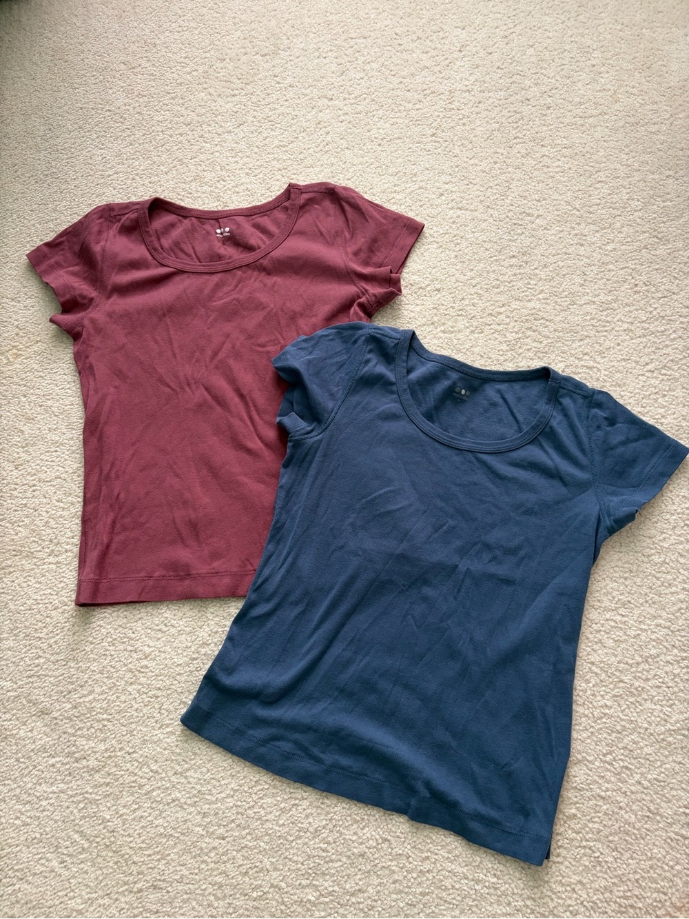 2 Short Sleeve Round Neck Tee 100% cotton